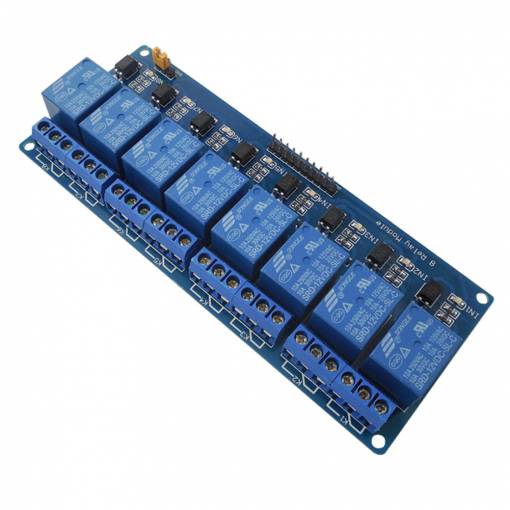 Foto - Modul rele 8 canale 12V DC cu separație optică