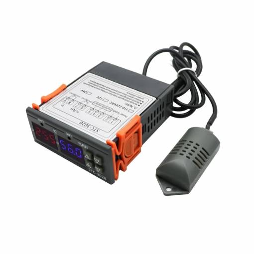 Foto - Termostat digital și higrometru STC-3028 DC12V 0 ~ +110°C