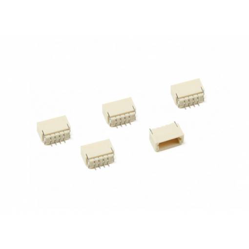 Foto - Conector JST SH 1,0 mm 4 pini pe placa de circuit - Drept