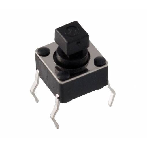 Foto - Microcomutator - Buton, 6 x 6 x 7,3 mm