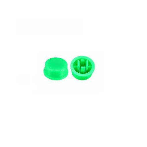 Foto - Buton pentru microcomutator - Verde, 6 x 6 x 7,3 mm