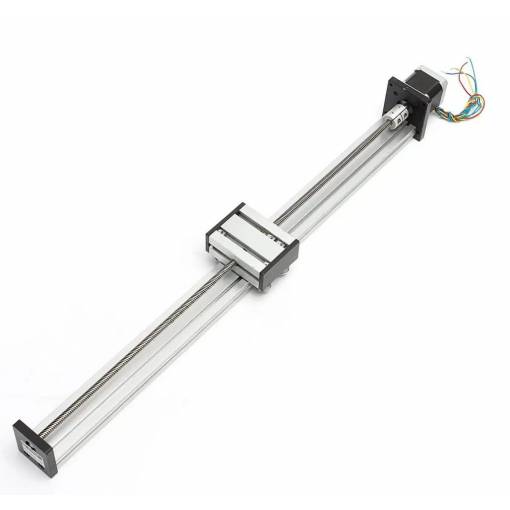 Foto - Acționare liniară CNC cu motor pas cu pas T8x8 - 500 mm