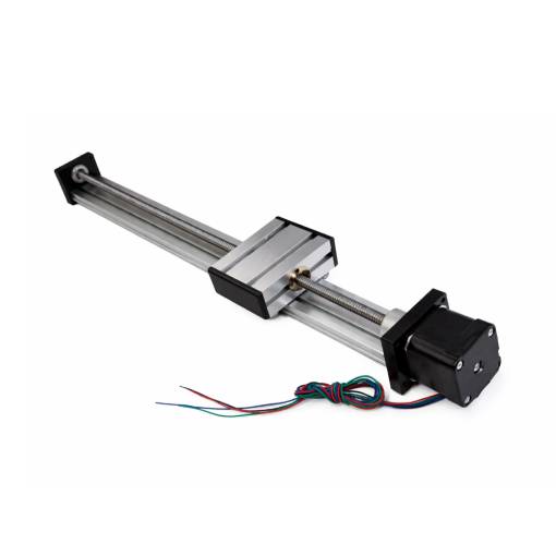 Foto - Acționare liniară CNC cu motor pas cu pas T8x8 - 500 mm
