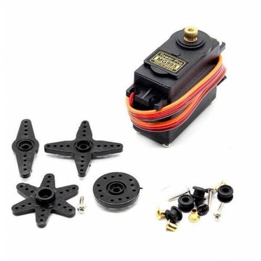 Foto - Servo MG995 cu roți din plastic 12kg 180°