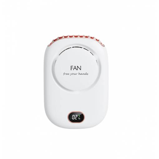 Foto - Ventilator multifuncțional pe gât - Alb