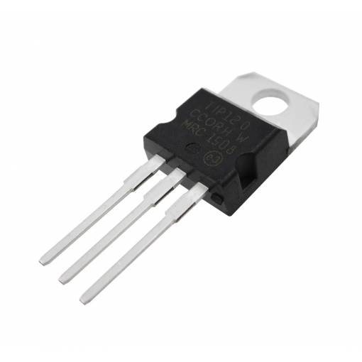 Foto - Transistor TIP120 - 60V, 5A, NPN, TO-220