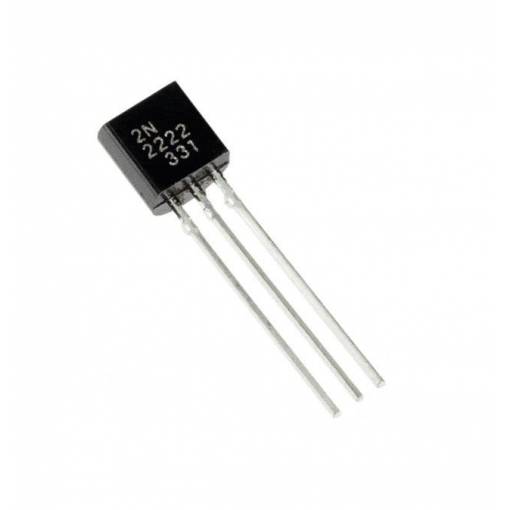 Foto - Transistor 2N2222 - 40V, 600mA, NPN, TO-92