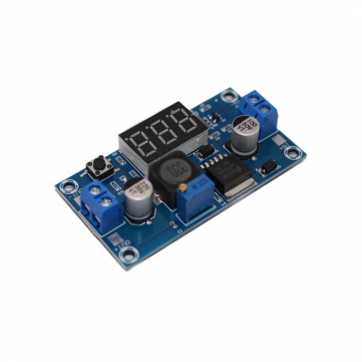 Foto - Modul de reducere/creștere și modul de alimentare cu voltmetru - LM2596S