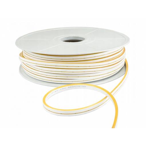 Foto - Tub neon LED 12V SMD2835 - Galben, 1 metru