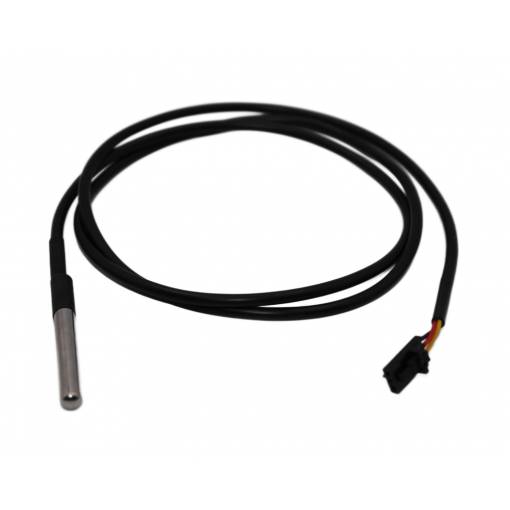 Foto - Termometr DS18B20 rezistent pentru apă cu conector NINIGI NCDG-03 - 1 metru