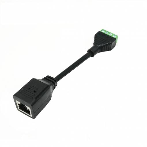 Foto - Adaptor cablu RJ45 la terminal cu 4 pini - Femeie