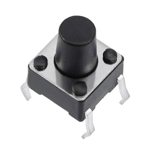 Foto - Microcomutator - Buton, 6 x 6 x 8 mm