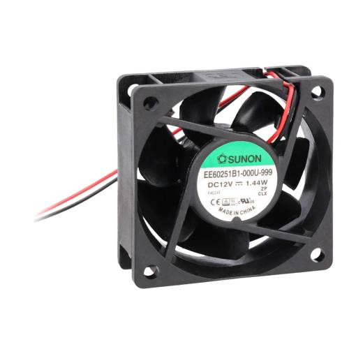 Foto - Ventilator 60x25mm 12VDC