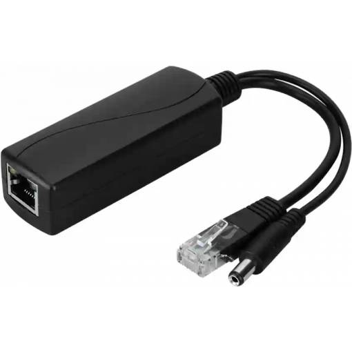 Foto - Splitter PoE activ 12VDC 1A 10/100Mbps