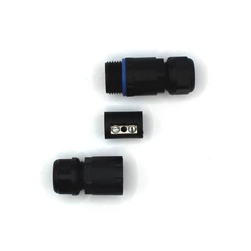 Foto - Conector rapid pentru cablu DRÁTEK etanș IP68 2pin 4-7mm