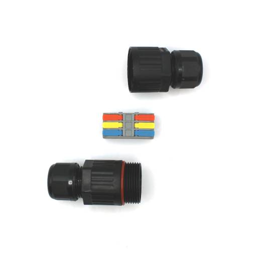 Foto - Conector rapid DRÁTEK etanș HL 9-12mm IP68 3pin