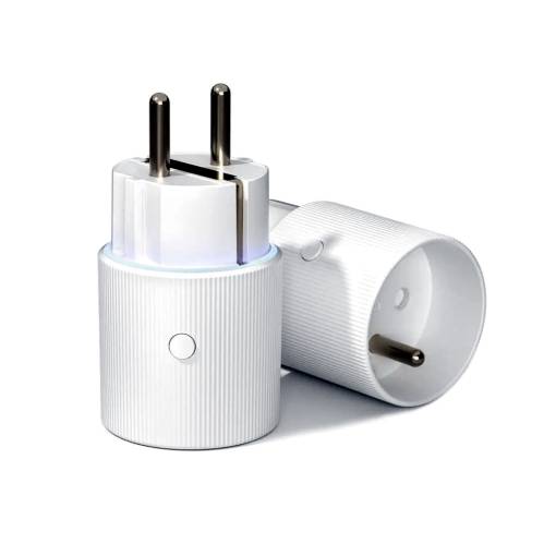Foto - Priză Wi-Fi inteligentă TUYA - 16A, 230V, 3600W cu măsurarea curentului electric și consumului