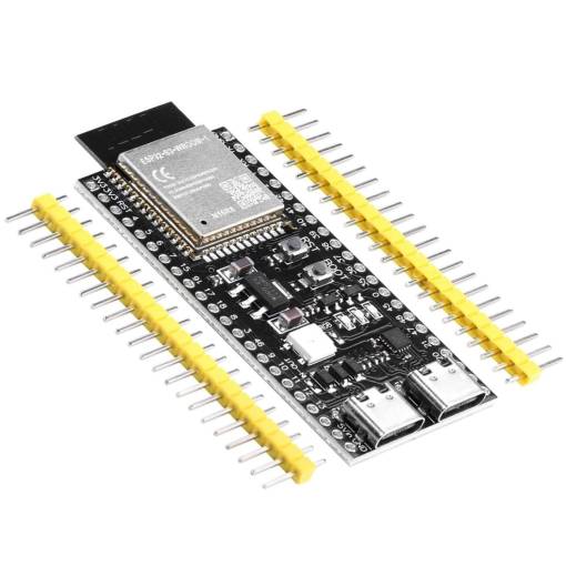 Foto - ESP32-S3 N16R8 – modul de dezvoltare cu WiFi și BLE 5.0 (nepripun de pinuri, cu bară de pini inclusă în pachet)