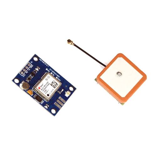 Foto - Modul GPS NEO-7M cu EEPROM, antenă și baterie – pentru Arduino, drone, AeroQuad