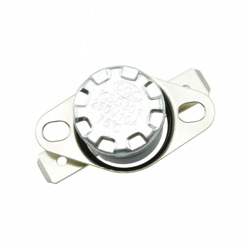 Foto - Comutator de temperatură 75°C KSD301 10A 250V NO