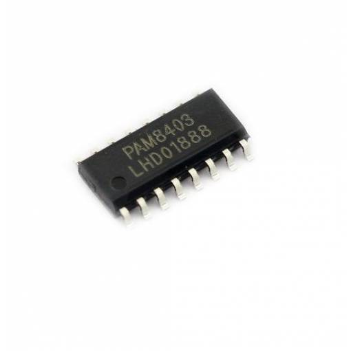 Foto - Amplificator audio SOP-16 SMD PAM8403 - 2 x 3W