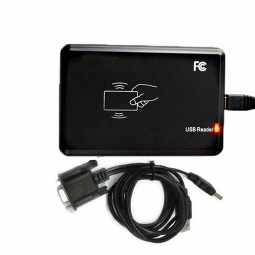 Foto - Cititor RFID cu frecvențe de 125kHz și 13,56MHz RS232