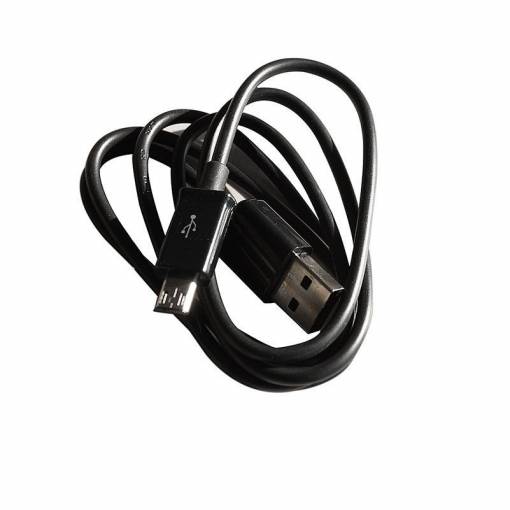 Foto - Cablu de date Micro USB pentru dispozitive mobile - Negru, 1 metru