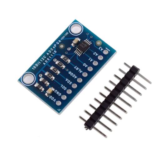 Foto - Convertor AD I2C cu amplificare programabilă ADS1115 - 16Bit, 4 canale