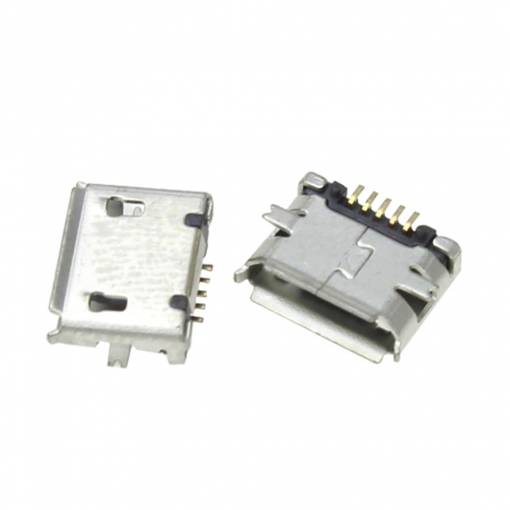 Foto - Soclu Micro USB B - 5 pini SMT, conector PCB