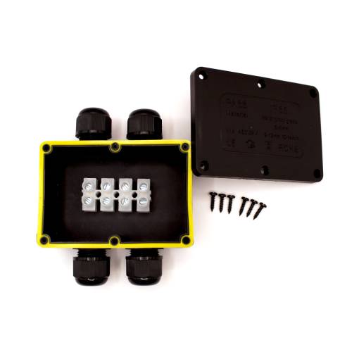 Foto - Conector de cablu DRĂTEK - IP68 100x70, 4 ieșiri 9-12mm, 4pin