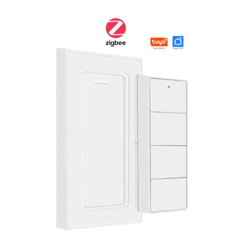 Foto - Buton inteligent 4 canale ZEMISMART ZigBee Wireless