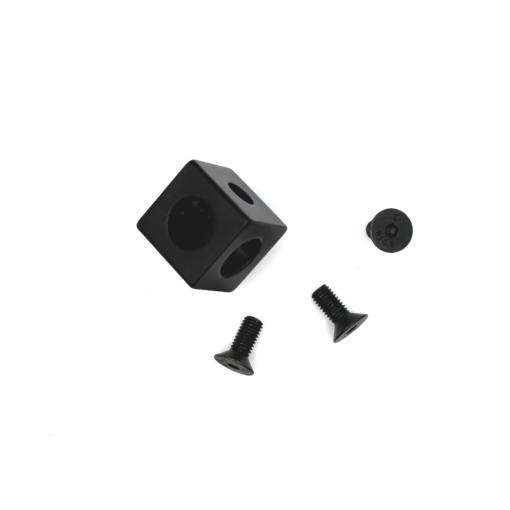 Foto - Cubică pentru profile din aluminiu 20x20 - colțar dreptunghiular