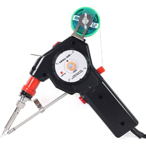 Foto - Soldering iron Yihua 929D-I cu alimentare automată a sârmei