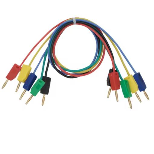 Foto - Set de cabluri cu conectori banana de 2mm - 10 bucăți