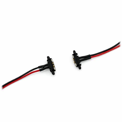Foto - Cablu cu conectori magnetici pentru panou - set mascul/femelă 24AWG, 2 pini