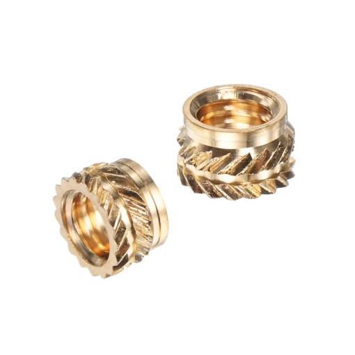 Foto - Inserts filetate M6x6x8 din alamă