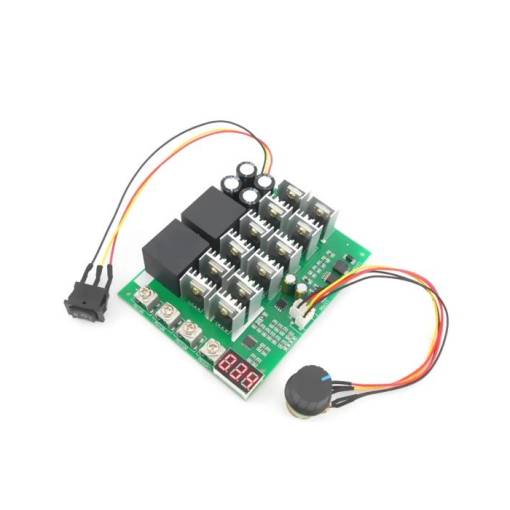 Foto - Regulator de turație motor 1000W cu display și direcție de rotație - 60A, 10-55V