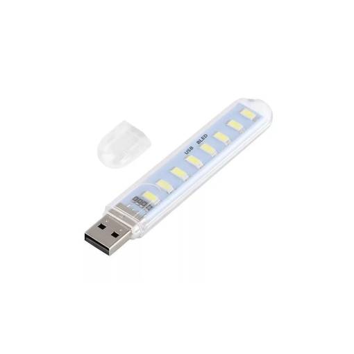 Foto - Lumină LED USB portabilă 1,5W - 8LED, 200lm, USB-A