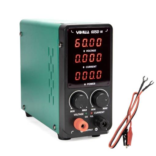 Foto - Sursă de laborator reglabilă Yihua 1502USB - 0 până la 15VDC, 2A