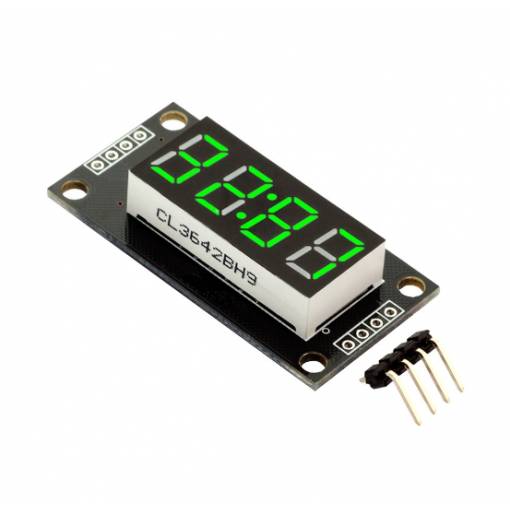 Foto - Display LED pentru oră 0.56" TM1637 - verde