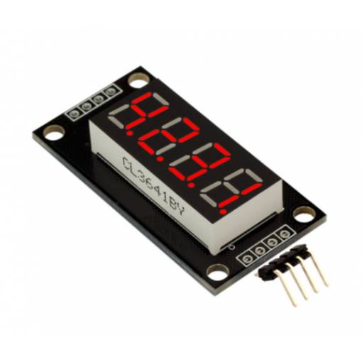 Foto - Display LED pentru oră 0.56" TM1637 - roșu