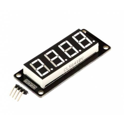 Foto - Display LED pentru oră 0.56" TM1637 - alb