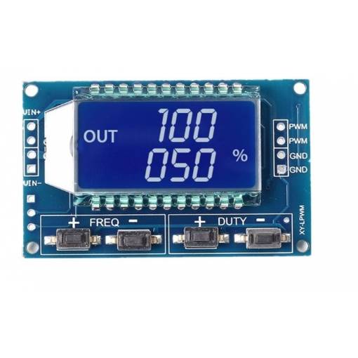 Foto - Generator de semnal PWM cu afișaj LCD - Reglabil