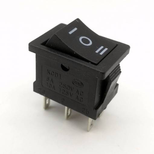 Foto - Comutator cu basculant 3 poziții AC 6A, 250V 10A, 125V 6Pin