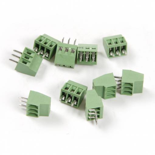 Foto - Clema pentru PCB 3 pini - 2,54 mm