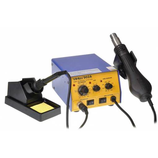 Foto - Soldering station with hot air + micro soldering iron 700W 100 - 480°C