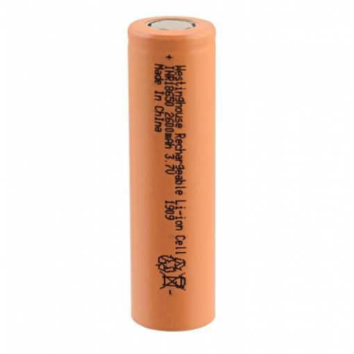 Foto - Accumulator Li-ion 18650 Westinghouse - 2600mAh
