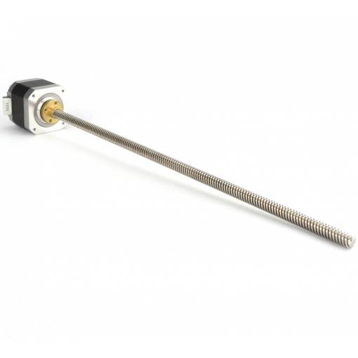 Foto - Motor pas cu pas cu ax filetat NEMA17 - 39,5 mm; 42HD4027-04