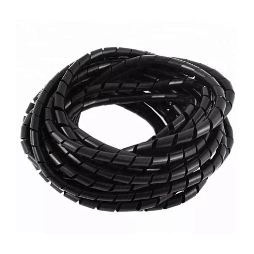 Foto - Protecție spiralată pentru cabluri - negru, 10 metri