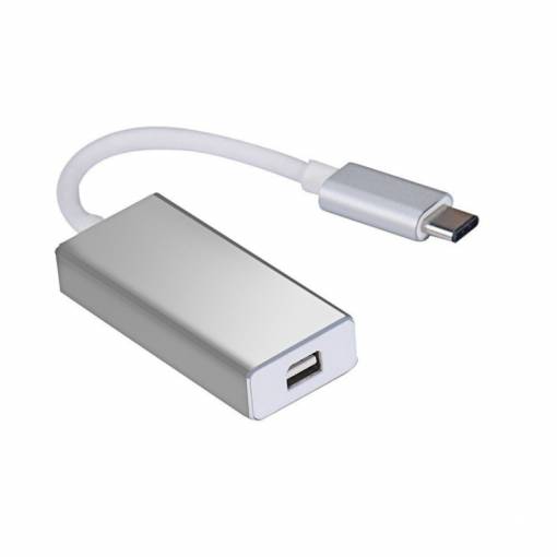 Foto - Adaptor USB-C (masculin) / Mini DisplayPort (feminin) - Argintiu